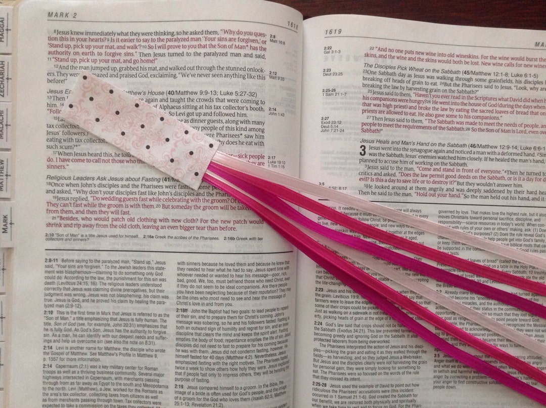 PINKY PROMISE Bible Bookmark Ribbons/ Multi Ribbon Book Mark/ Etsy