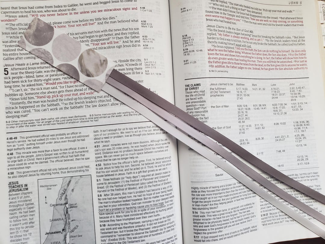 BALANCE Bible Bookmark Ribbons/ Multi Page Ribbon Book Marker/ Bible ...