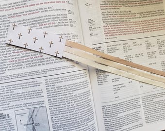 FAITH Bible bookmark ribbons/multi page bookmark/ ribbon book marker/ Bible accessories/ Bible study, hymnal, journal, devotional/ tassel