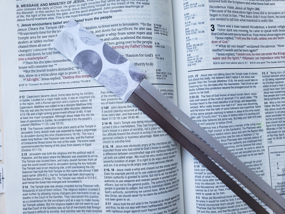 BALANCE Bible Bookmark Ribbons/ Multi Page Ribbon Book Marker/ Bible ...