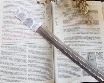 BALANCE Bible bookmark ribbons/ multi page ribbon book marker/ Bible accessories/ hymnal, journal, devotional, planner tassel Christian gift