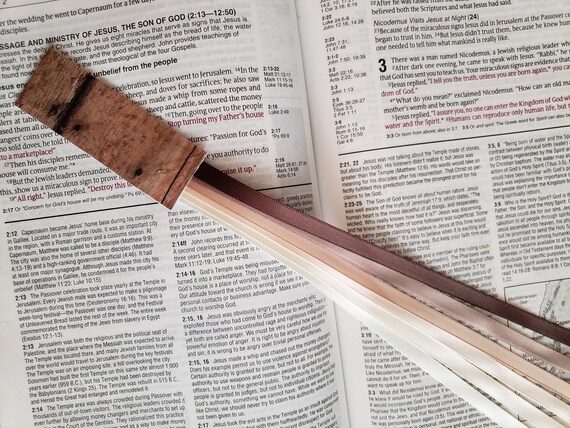 CORNERSTONE Bible bookmark ribbons/ multi page book mark/ hymnal, journal, devotional, Bible study/ Bible accessories/ Christian gift
