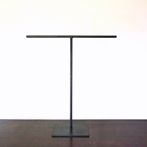 Standard Steel TStand Jewelry Holder Metal Necklace Etsy