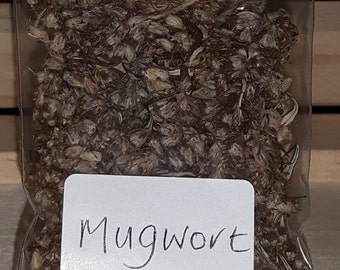 MUGWORT - 2 Sizes Home Grown  Loose Magical & Healing Herb - Strength - Dreamwork - Protection - Spells and Incense – Magic - Wicca – Pagan