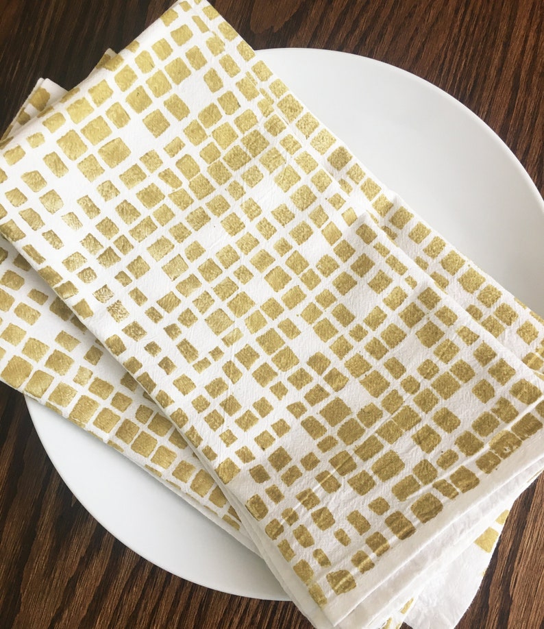 Rangemark Block Print Cloth Napkins - Thumbnail 4
