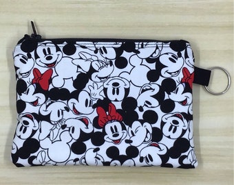 Mickey Mouse coin purse - mini purse - small zipper pouch - card wallet - kids bag - Mother’s Day gift