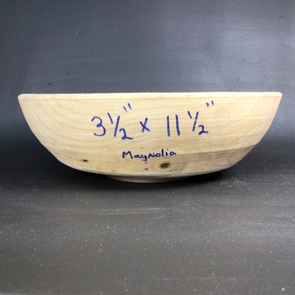 Rough turned bowl blank, Magnolia bowl blank