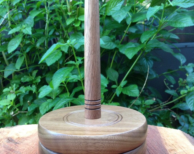 Spinning Yarn Holder Walnut Etsy