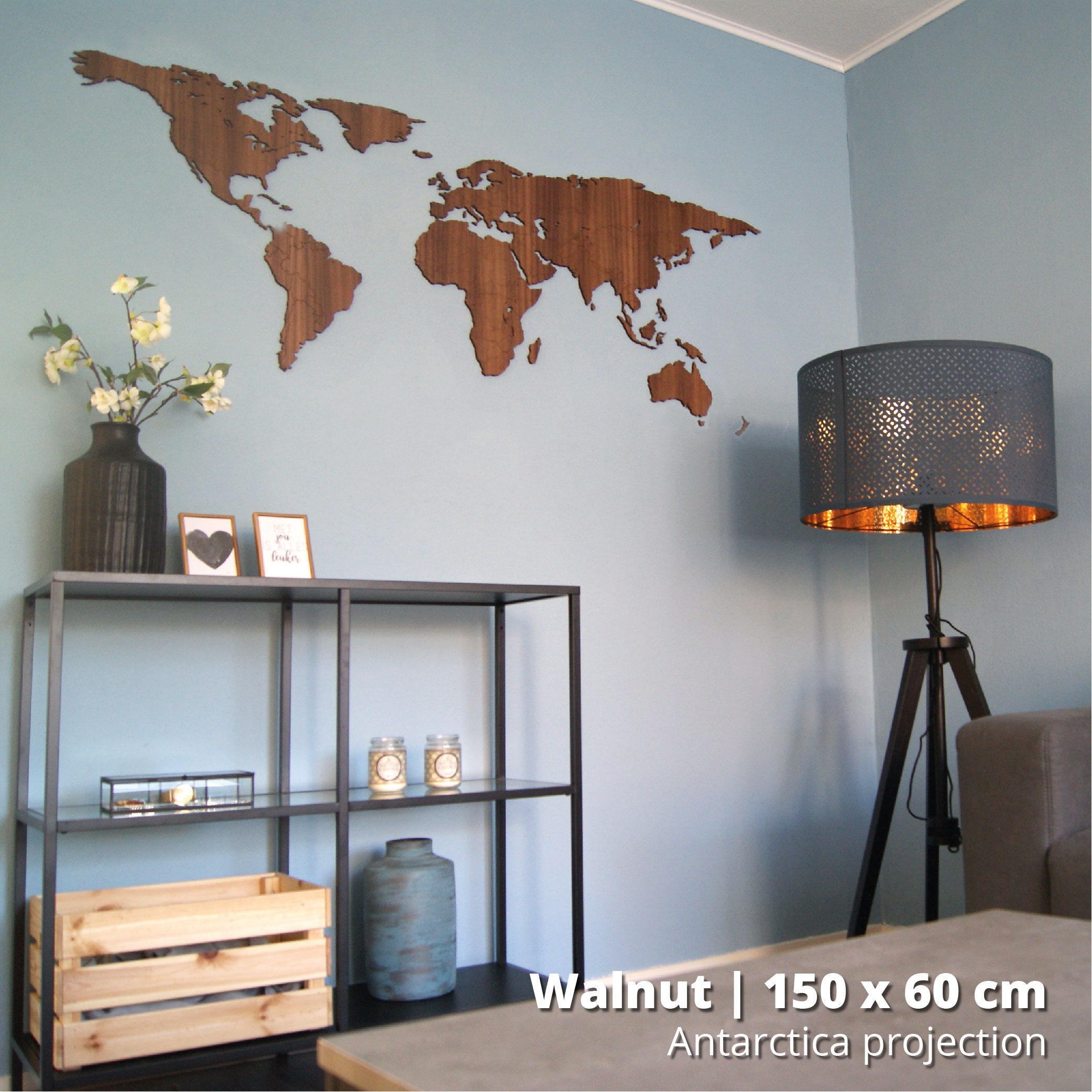 Wood Samples of Our Wooden World Maps - Etsy