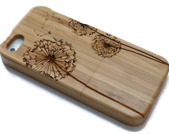 Iphone 6 case wood - wooden iphone 6 case walnut, cherry or bamboo wood - Dandelion