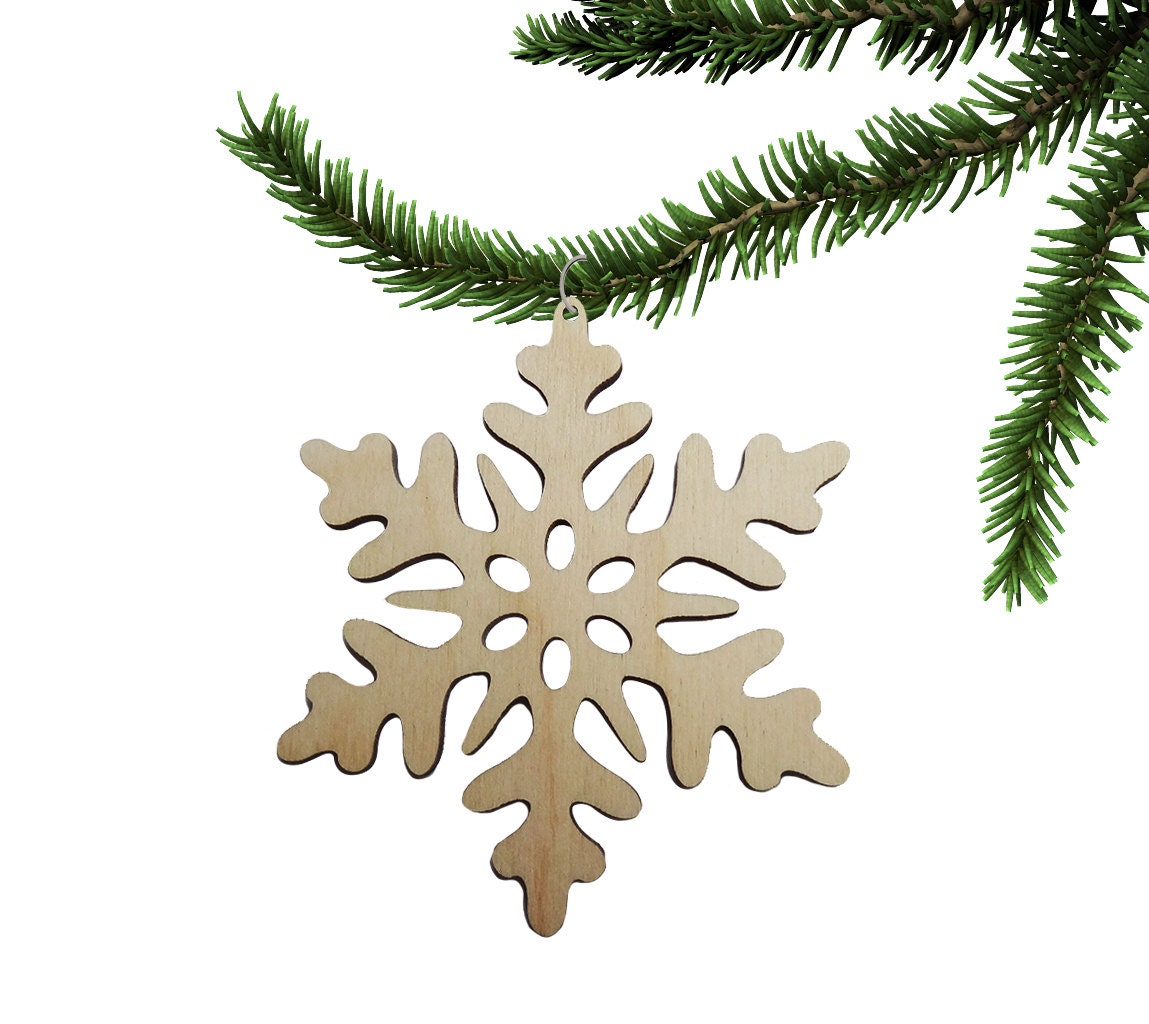 Ornement de Noël Au Laser Couper Du Bois