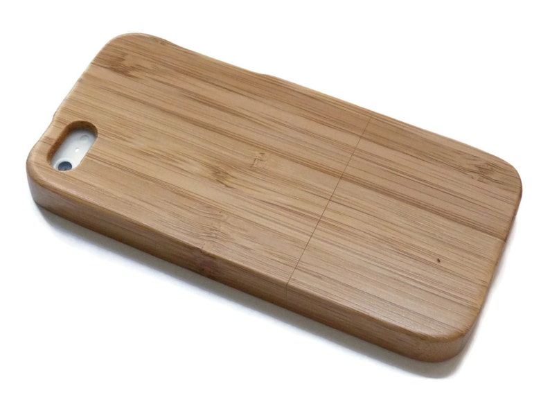 iPhone 6 PLUS case wood wooden iPhone 6 PLUS case walnut, cherry or bamboo wood real wood. image 3