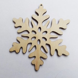 Christmas Ornament Laser cut from wood image 2
