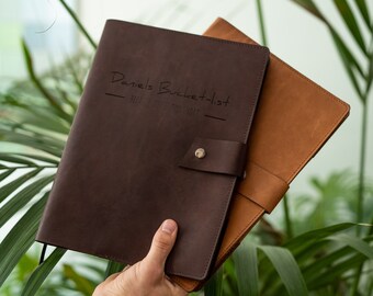 Diario de cuero recargable, diario de viaje - Grabado con texto - Cuaderno personalizado, libro de bolsillo, cuaderno de ejercicios