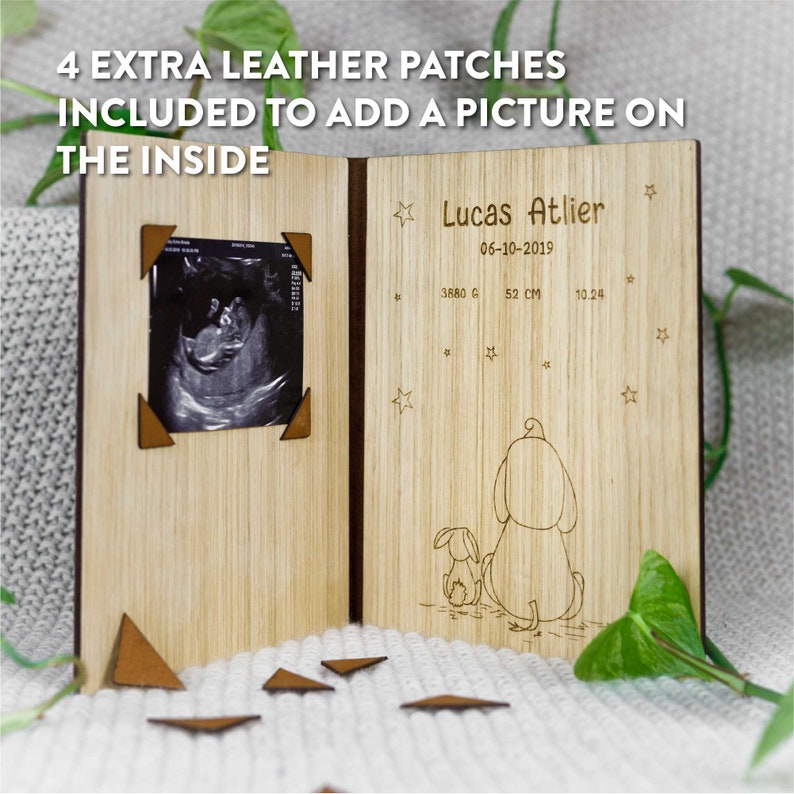 Customized Baby Photo Frame with Engraving Design your Own Keepsake to Treasure Perfect Maternity Gift for New Parents image 9