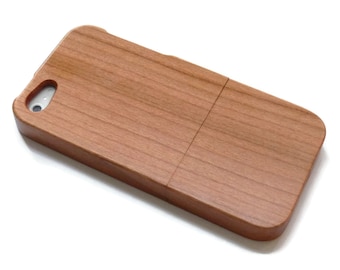 Iphone 6 PLUS case wood - wooden iphone 6 PLUS case walnut, cherry or bamboo wood - real wood.