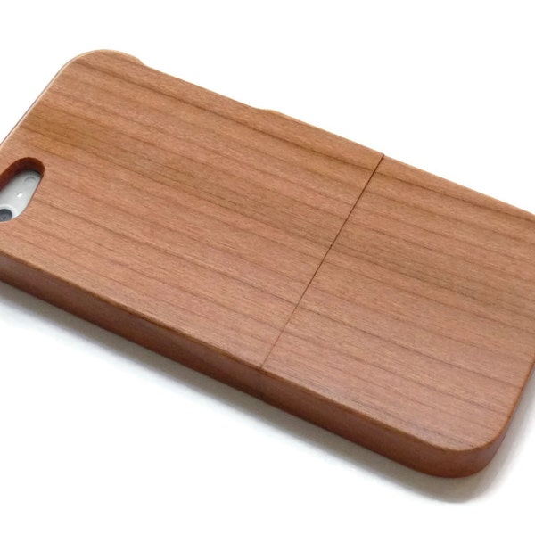 Iphone 6 PLUS case wood - wooden iphone 6 PLUS case walnut, cherry or bamboo wood - real wood.