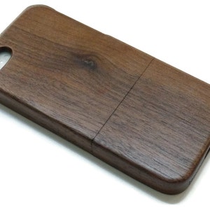 iPhone 6 PLUS case wood wooden iPhone 6 PLUS case walnut, cherry or bamboo wood real wood. image 2