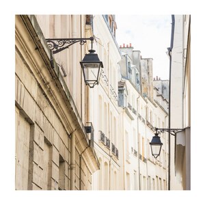 Paris Photography Print - Square Art Print - Paris Street Photography - Paris bedroom Decor - Neutral Wall Art - France travel photography