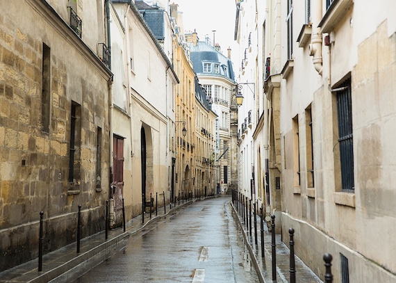 Paris In The Rain Photography Print Paris Street Scene Etsy