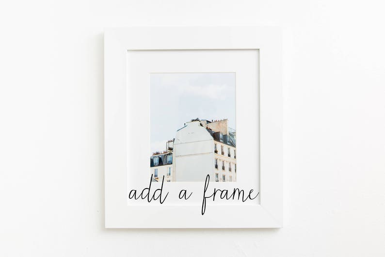 Add A Frame To Any Photo Print Etsy