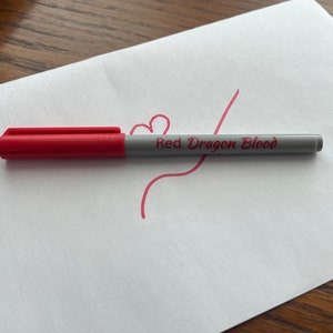 Red Dragon Blood Ink fine tip marker
