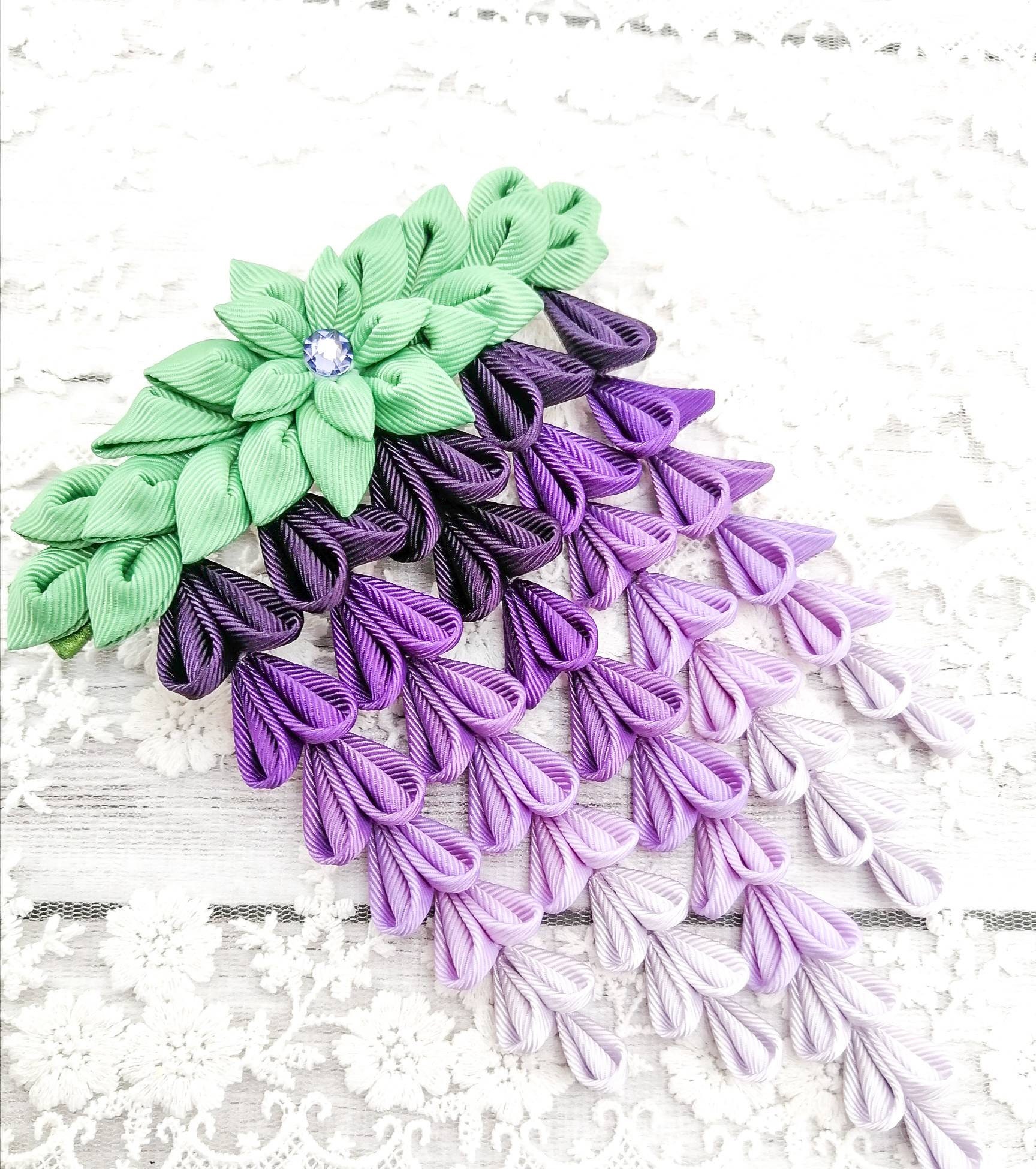 Pink and purple flower barrette by Yosac. VINTAGE Y2K TARA HAIR ACCESSORIES PINK FLOWER PLASTIC  main image 2