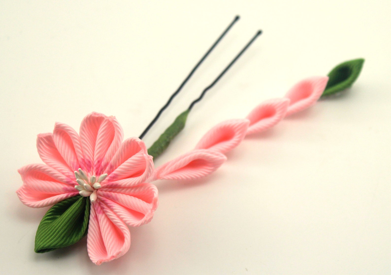 Japanese Hair Pinkanzashi Hair Forkpink Hair Pinkanzashi U Etsy