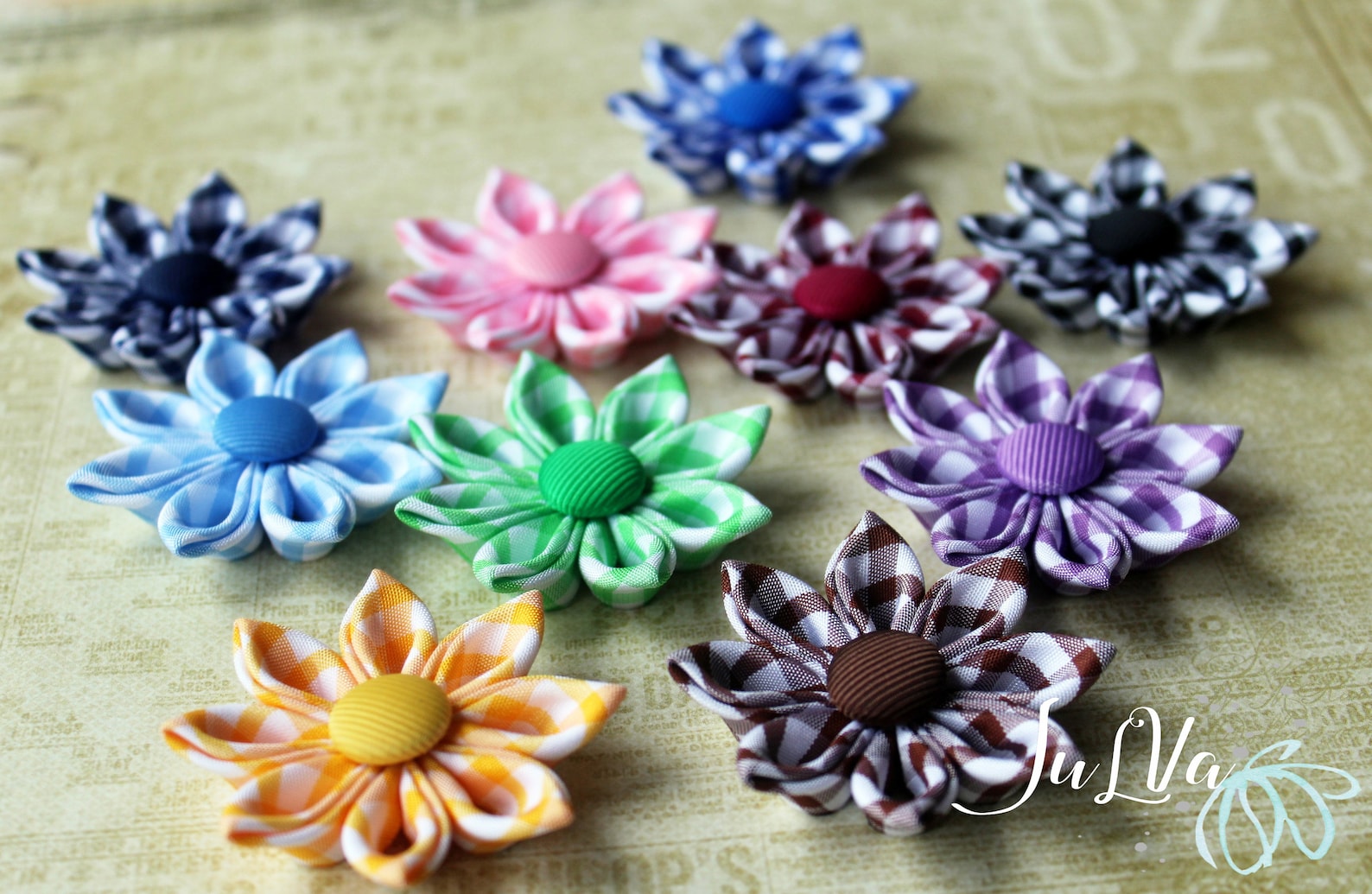 Men's Flower Lapel Pin/gingham Lapel Pin/men's Etsy