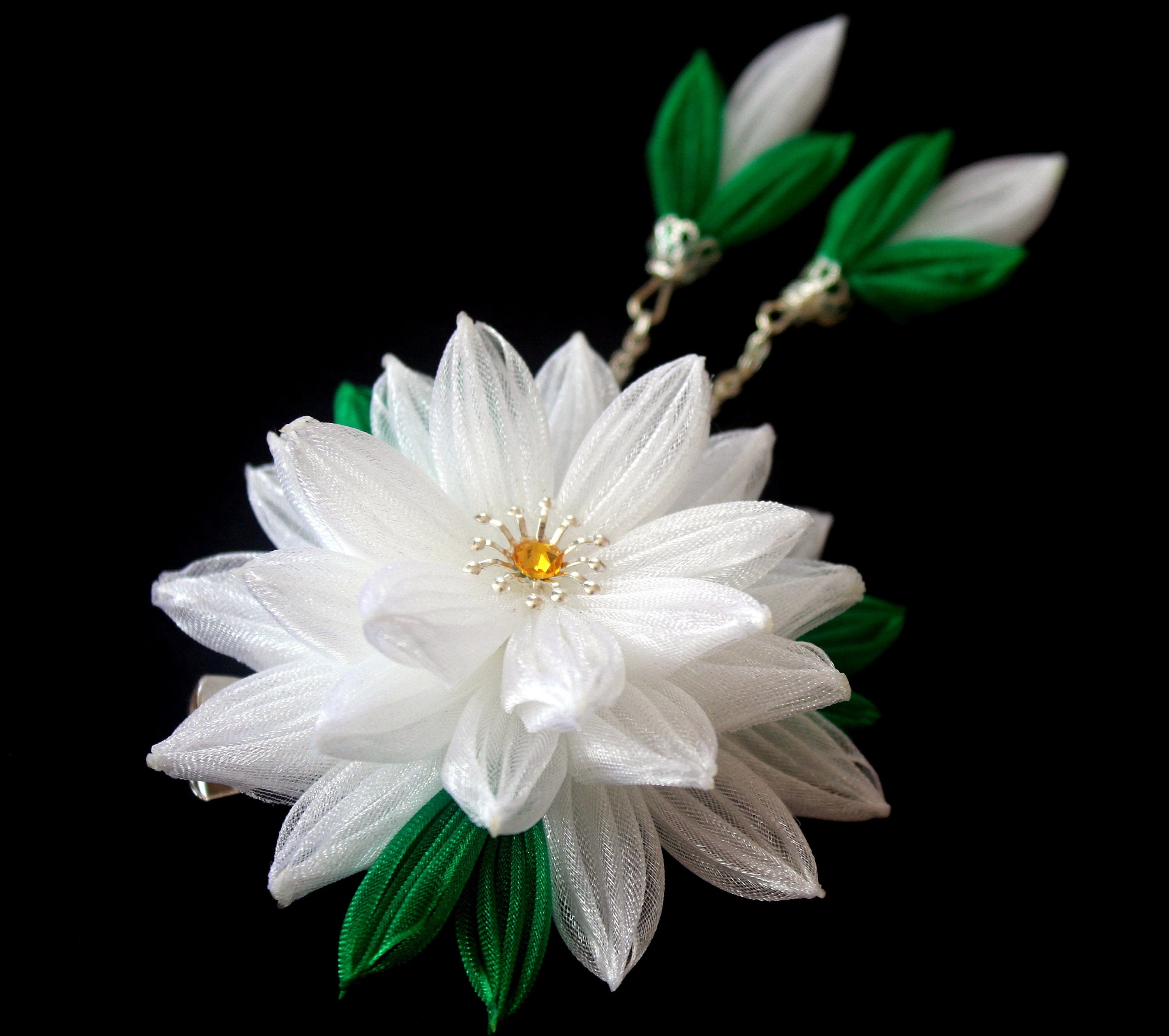 Jewelry Organizer Japanese Style Imitation Flower Immortal Flower Kimono  New Hair Accessories Set Birthday Gifts for Women Men
