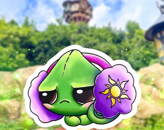 Tangled Inspired Grumpy Pascal Vinyl Sticker, Disney Decal, Disney Gift for Her, Disney Gift for Him