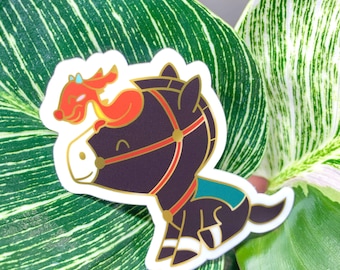 Let's Get Down to Business Buddies Vinyl Sticker, Mulan Sticker, Disney Sticker