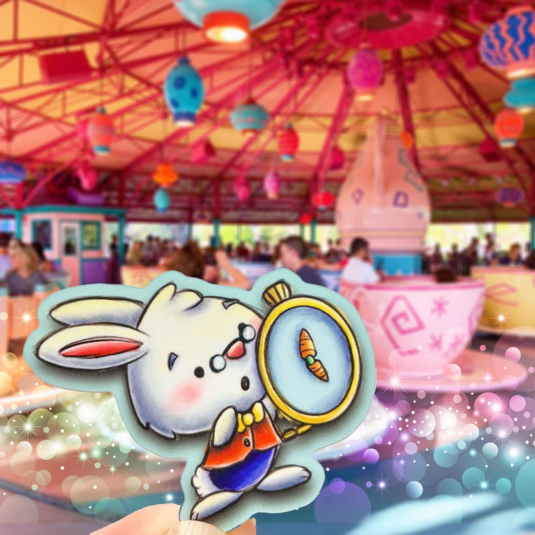 White Rabbit Vinyl Sticker, I'm Late for a Very Important Date, Alice ...