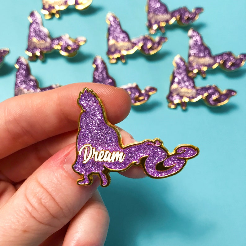 Glow in the Dark Enamel Dream Pin Disney Pins Tangled Pin Etsy