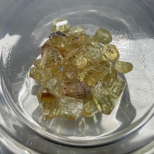 Golden Yellow Apatite Gemstones