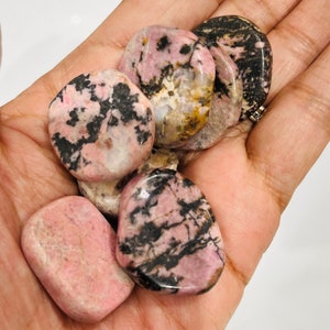 Rhodonite “Coins” for Heart Chakra Balance