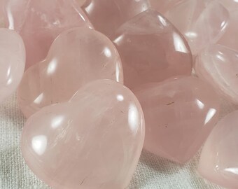 Rose Quartz Mini Hearts