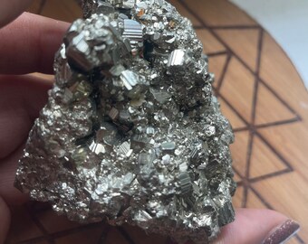 Pyrite Cluster - stone of power and abundance