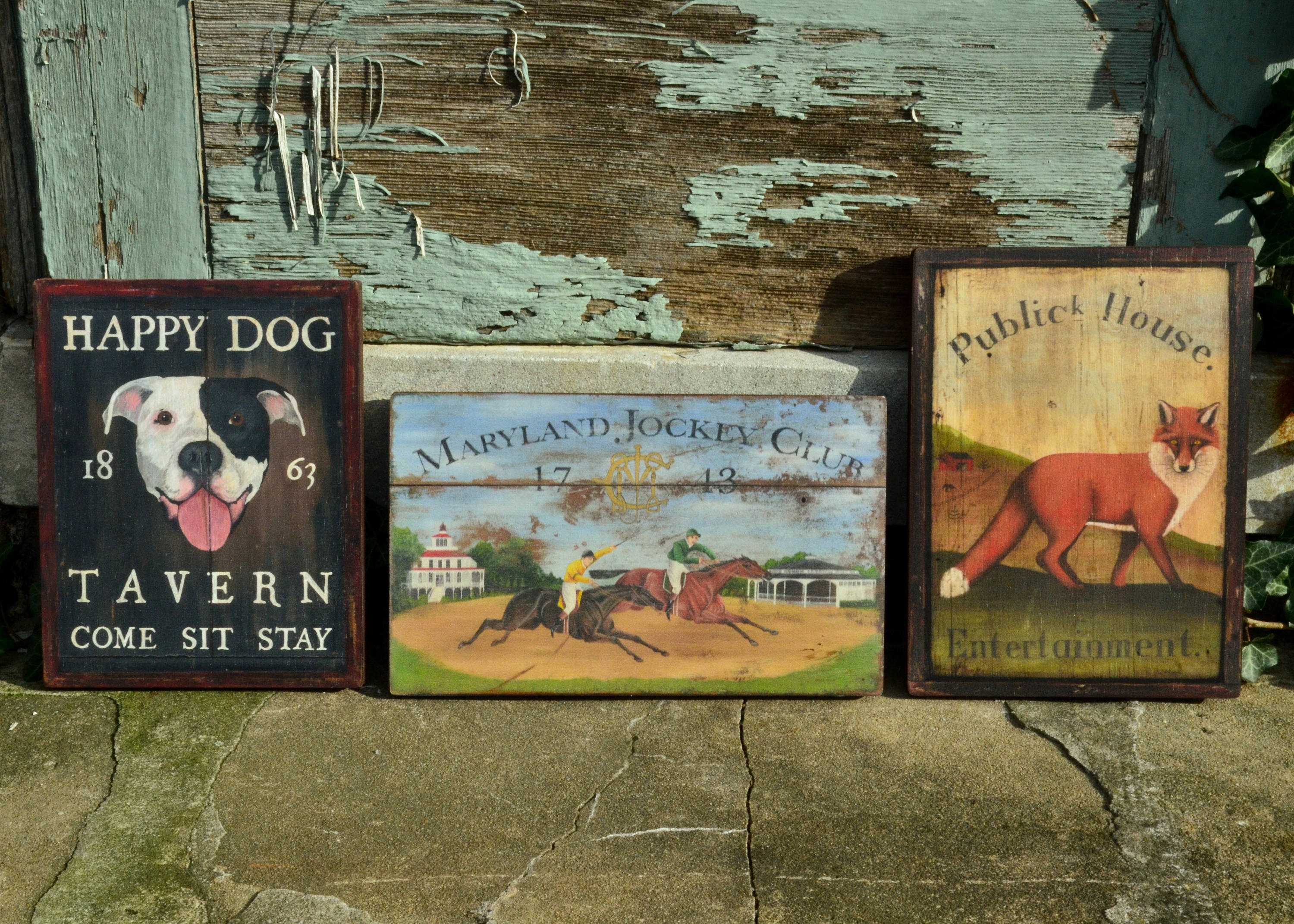 George Washington Custom Signs Rustic Paintings Folk Art | Etsy