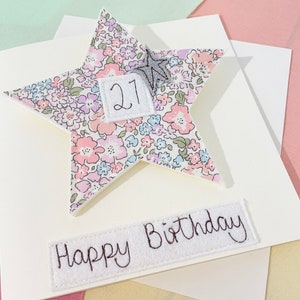 Birthday Liberty Star Badge Card image 5