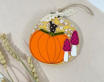 Pumpkin Autumn Decoration Hoop Picture