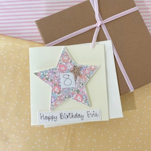 Liberty Star-badgekaart verjaardag