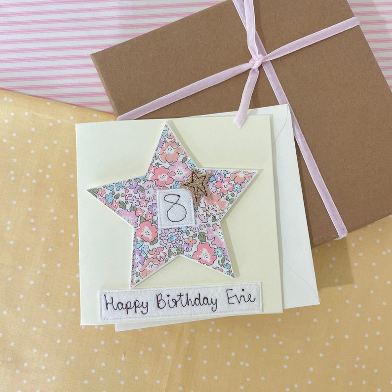 Birthday Liberty Star Badge Card image 1