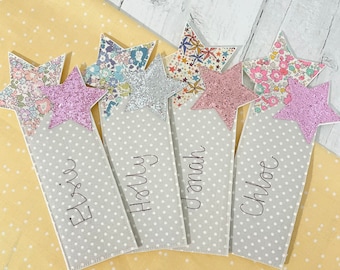 Custom Stars Bookmark - Custom with Name -