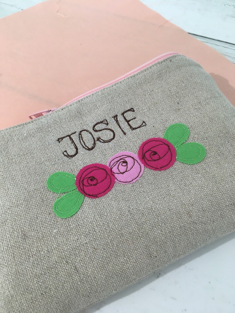 Custom Name Embroidered Purse Etsy