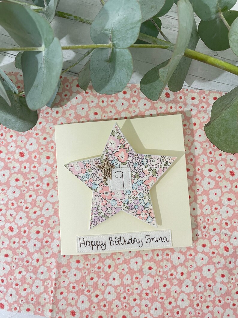 Birthday Liberty Star Badge Card image 4