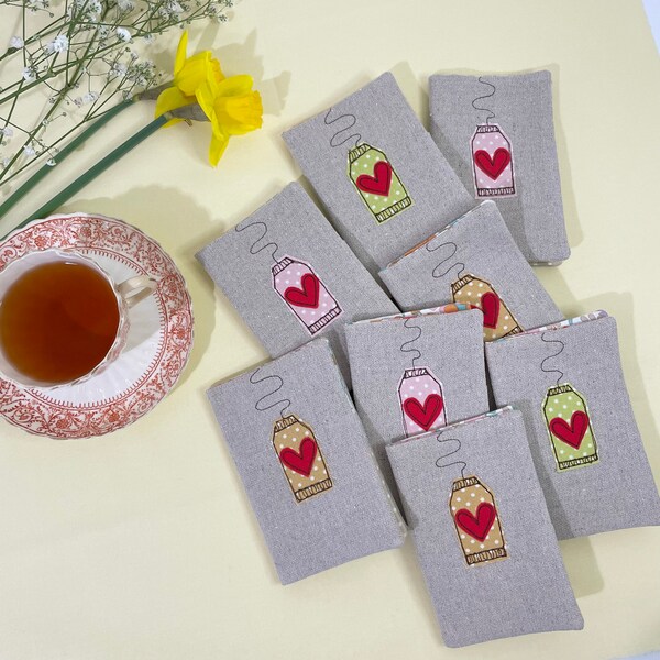 Tea Bag Pouch Etsy