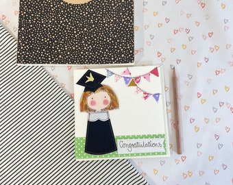 Graduation Embroidered Card