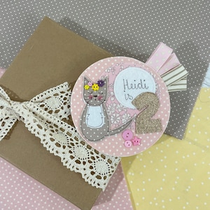 Custom Cat Birthday Rosette