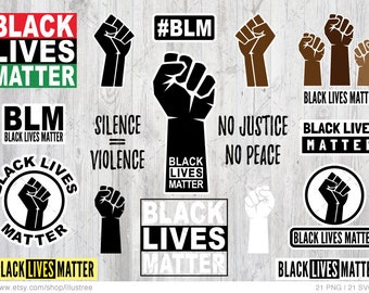 Black lives matter SVG, fist svg, black hands fighting, BLM, digital clip art bundle, PNG, svg cut files, instant download, commercial use